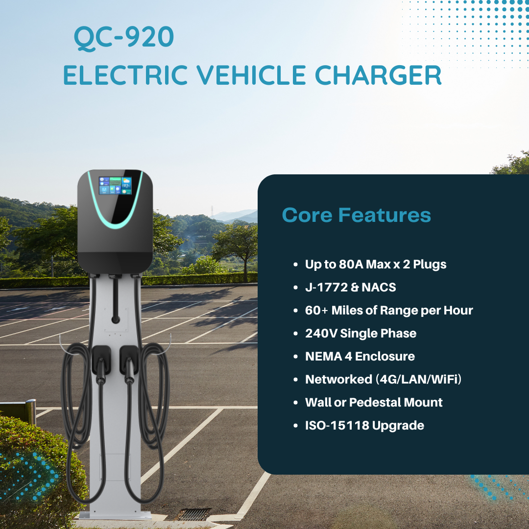 Level 2 Charger - QC-920 Dual Plug Charger