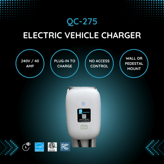 QC-275 Level 2 Electric Vehicle (EV) Charger 48 AMP