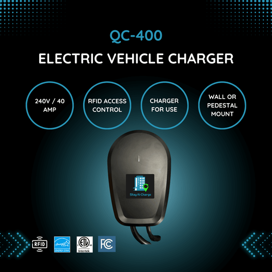 QC-400 Level 2 Electric Vehicle Charger - 40 AMP