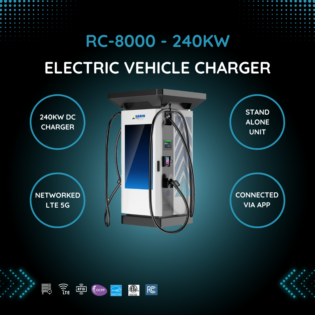 RC-8000 - 240kW DC Electric Vehicle Charger StayNCharge DCFC