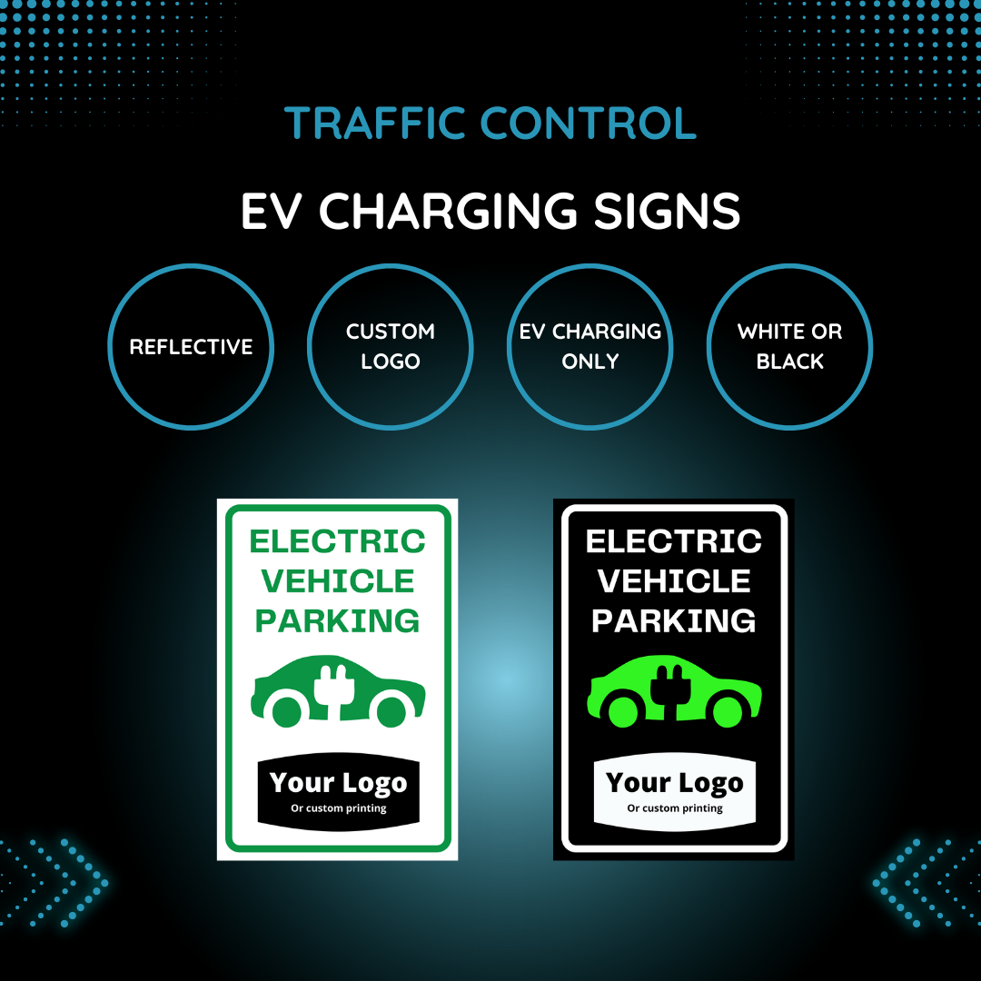 Deluxe EV Charging Parking Sign - Customized