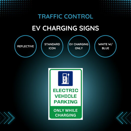 Basic EV Charging Parking Sign