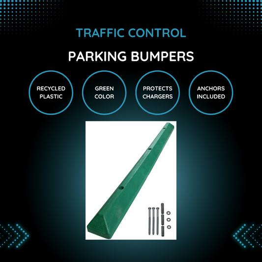 EV Charging Green Parking Bumper