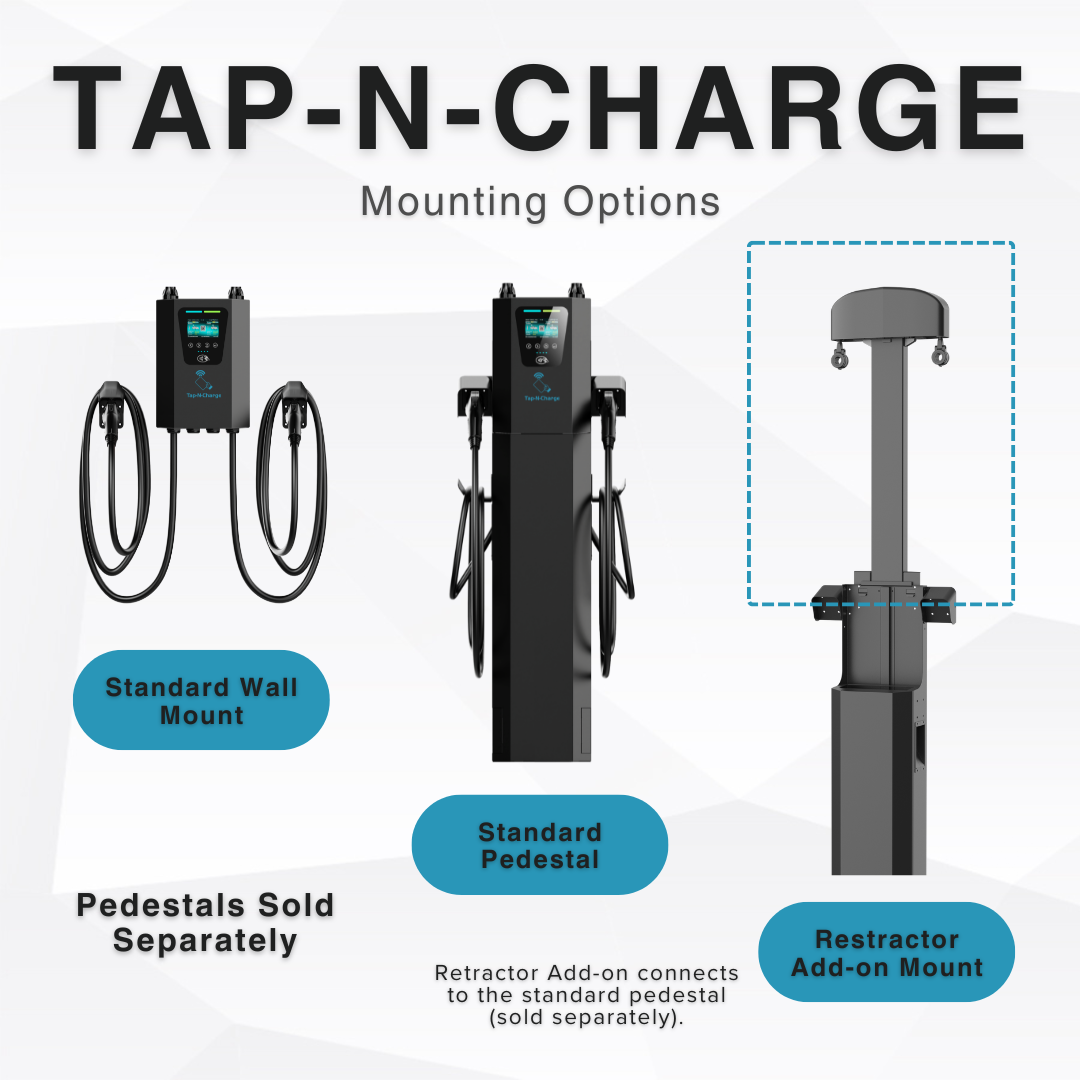 SNC Standard Commercial Pedestal | Tap-N-Charge™ Series